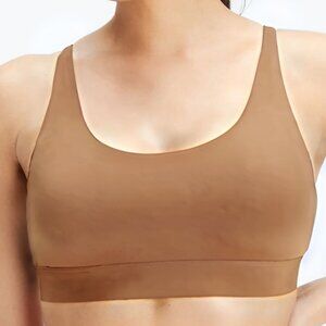 Fabletics NWT Naked Feel Scoop Neck Bralette XXL 14 16 in Quicksand nude